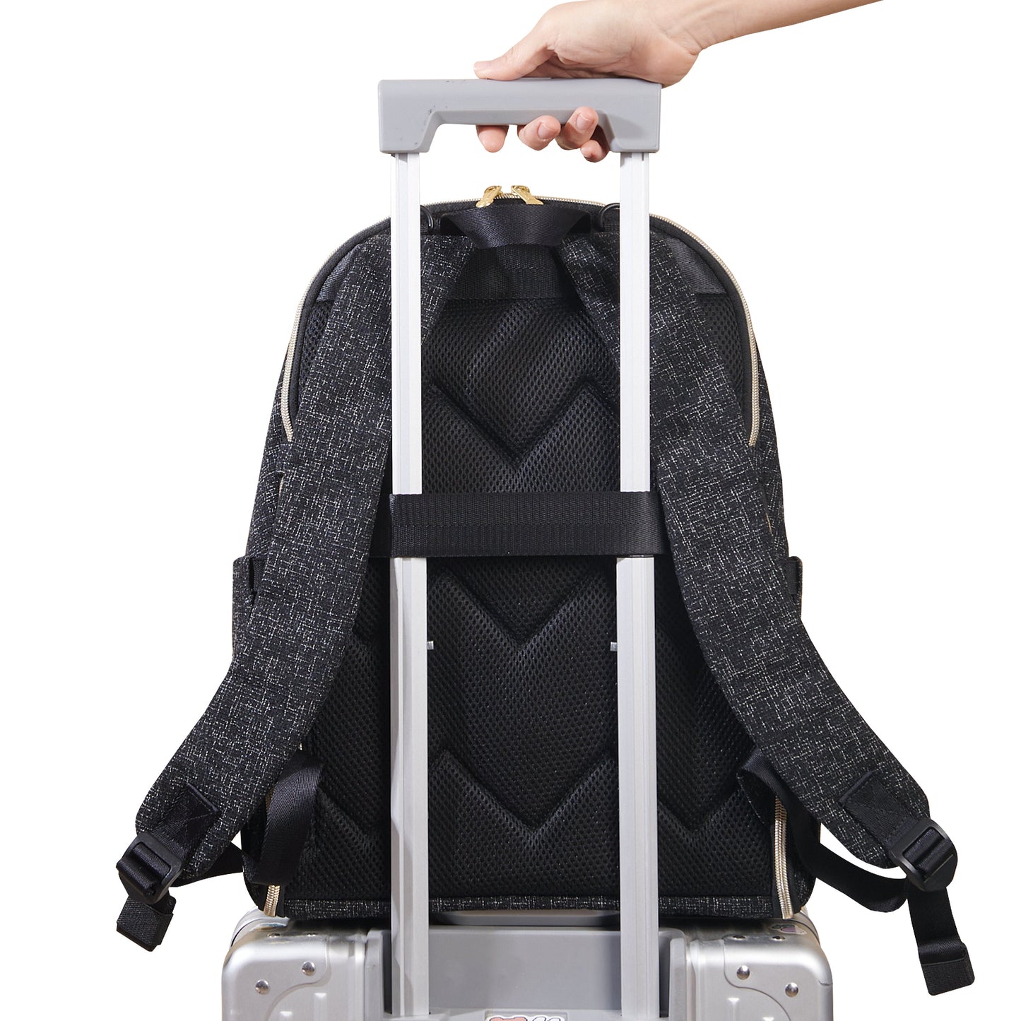 π TweedTote Convertible Diaper Backpack π β Chic 2-in-1 Baby Bag for Stylish Moms on the Go
