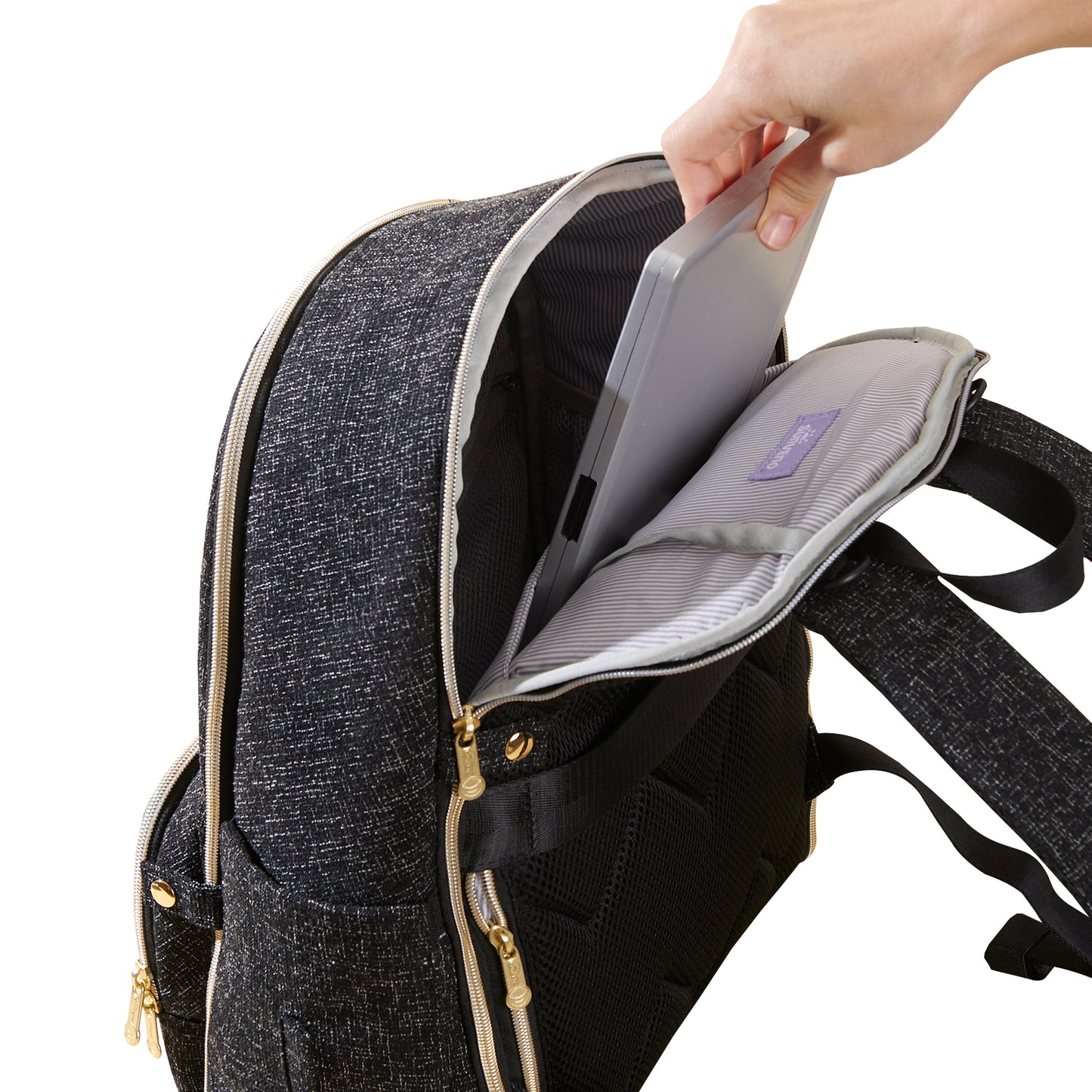 π TweedTote Convertible Diaper Backpack π β Chic 2-in-1 Baby Bag for Stylish Moms on the Go