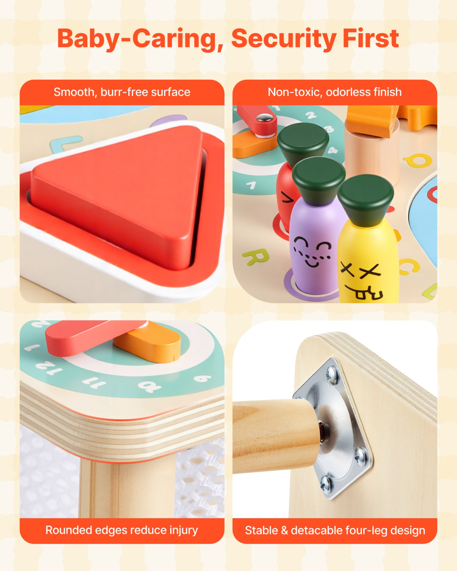 LittleGenius™ 8-in-1 Montessori Activity Table – Learn, Play & Grow