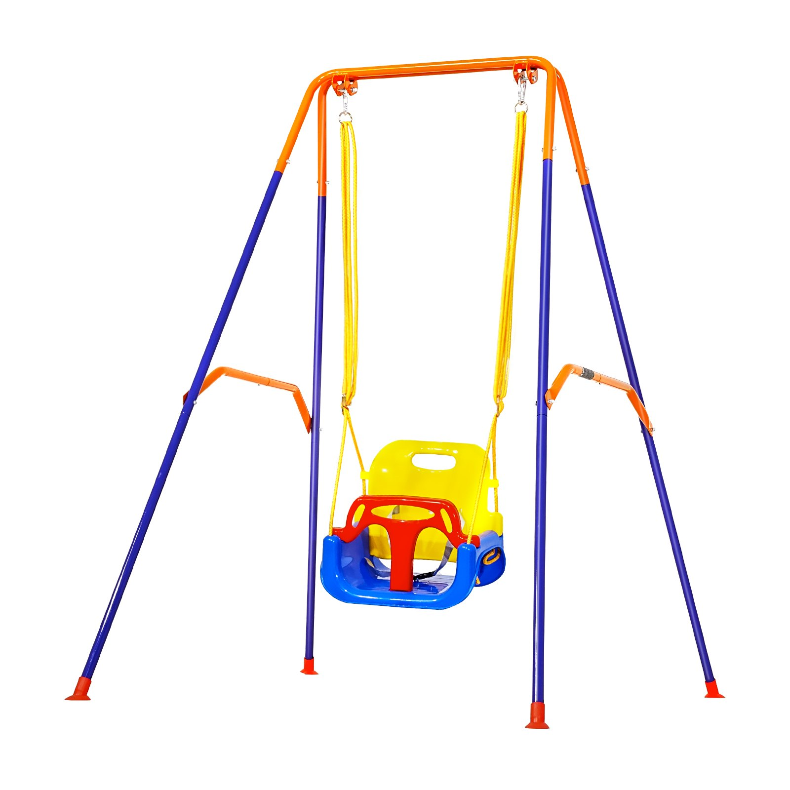 2-in-1 Toddler Swing & Jumper Set – Heavy-Duty Foldable Frame with Sandbag Stability