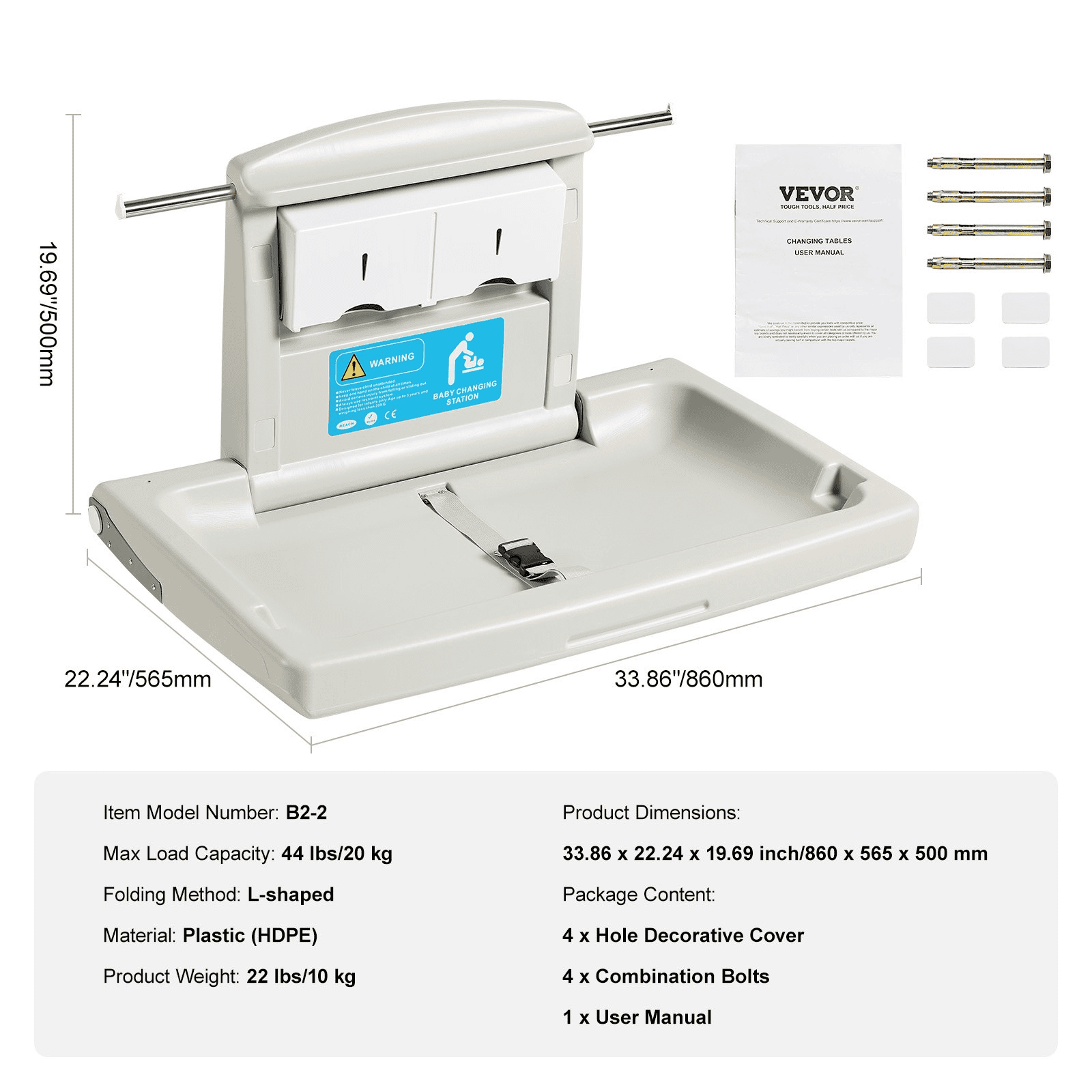 BabyGuard Wall-Mounted Changing Station™ - The Little Big Store