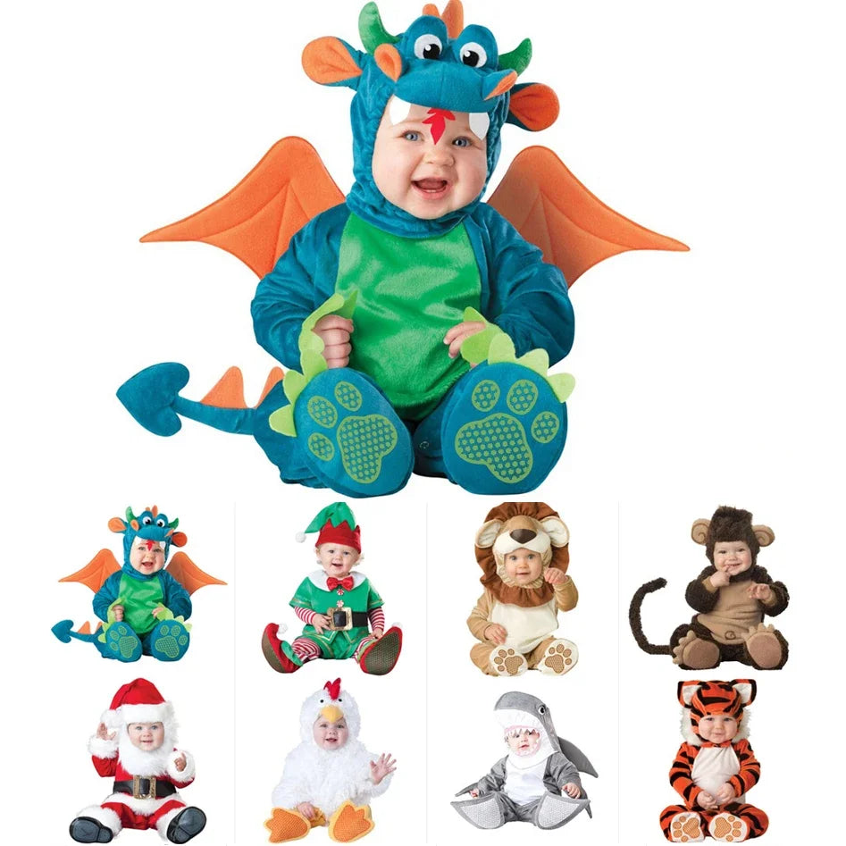Baby Peacock Character Costume with Headpiece, Tail & Paws