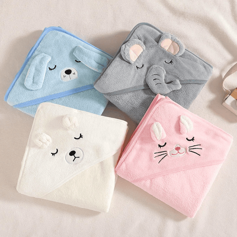 Baby Hooded Bath Towel multivariant - The Little Big Store