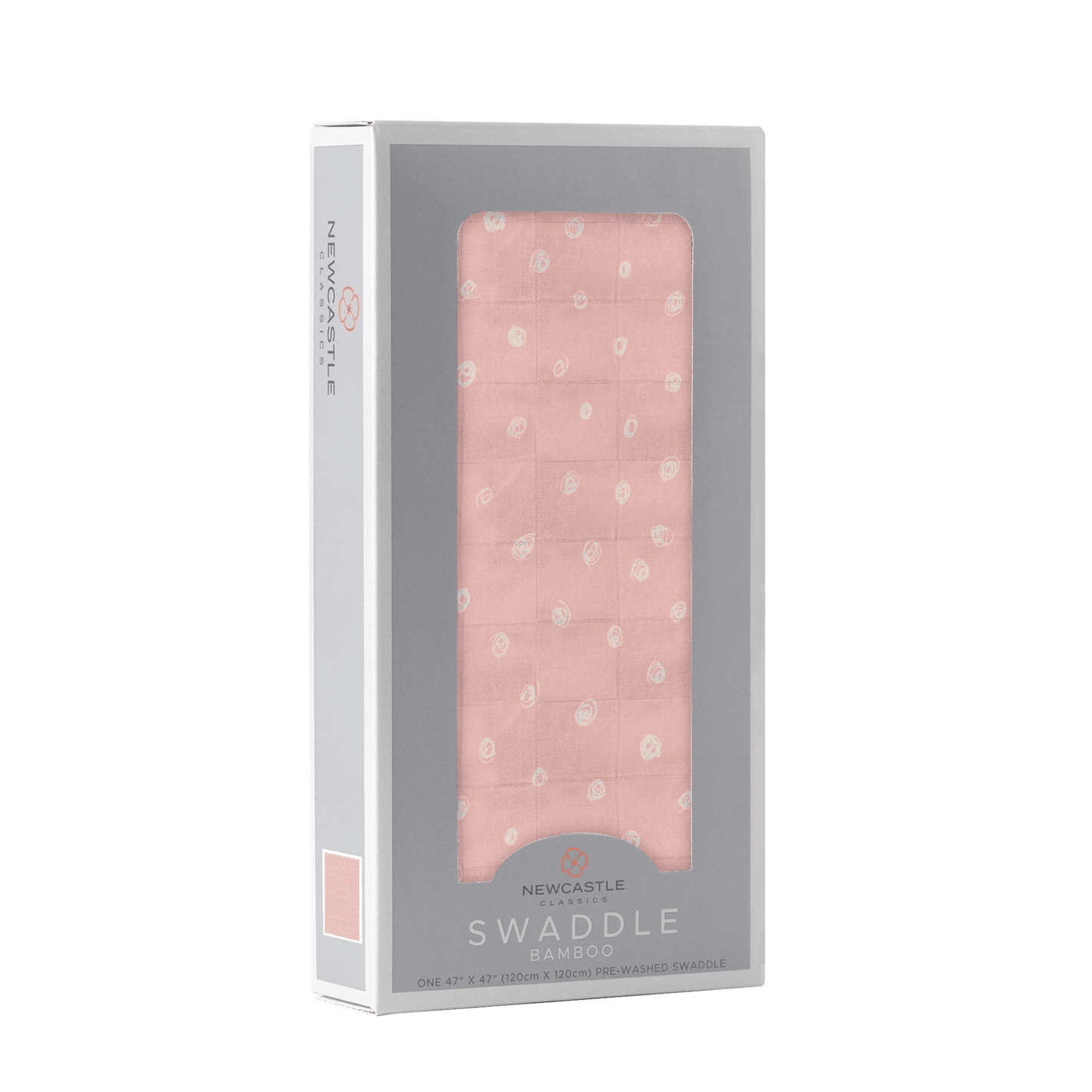 Pink Pearl Polka Dot Bamboo Swaddle - The Little Big Store