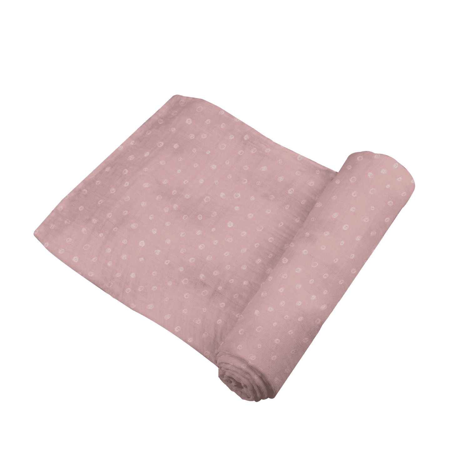 Pink Pearl Polka Dot Bamboo Swaddle - The Little Big Store