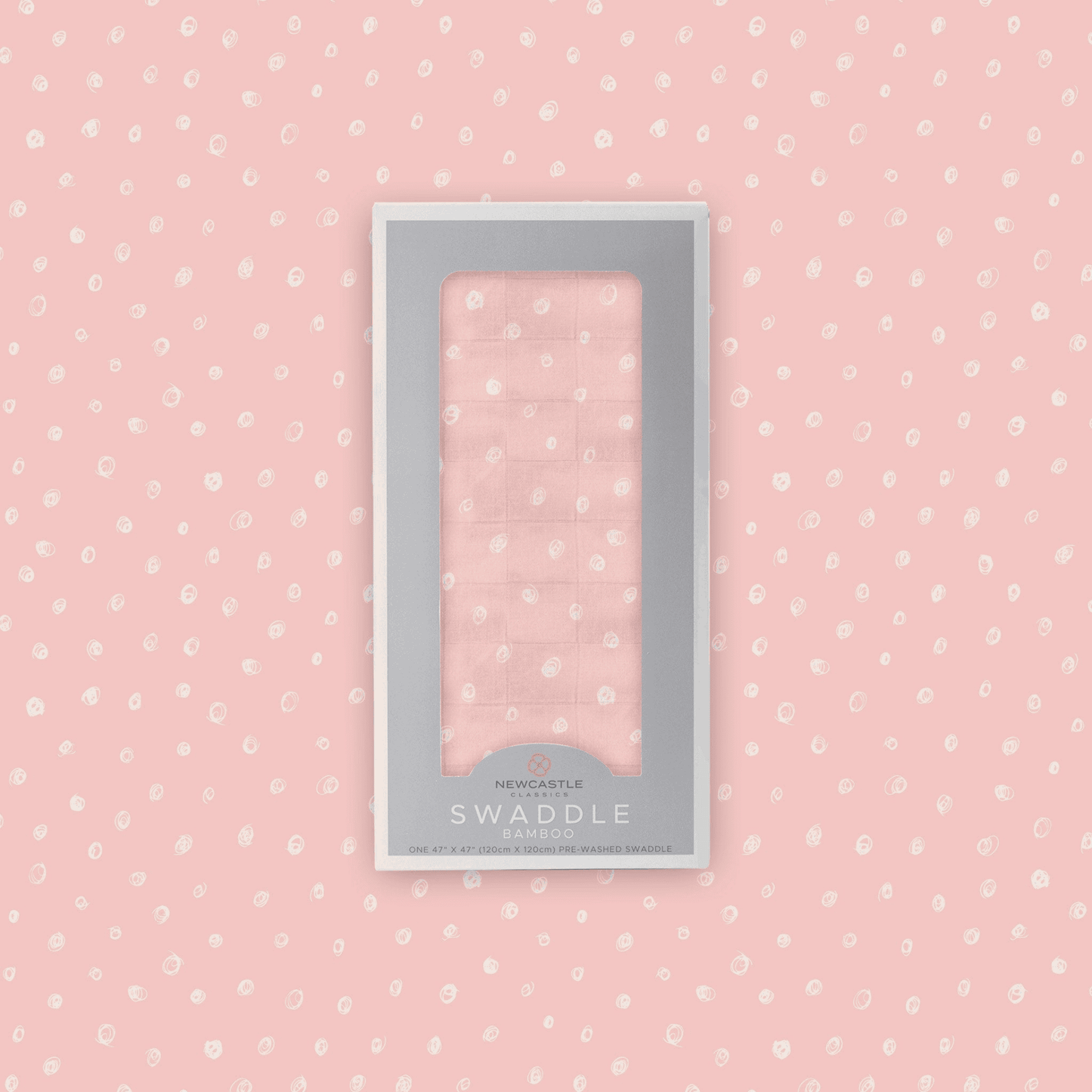 Pink Pearl Polka Dot Bamboo Swaddle - The Little Big Store