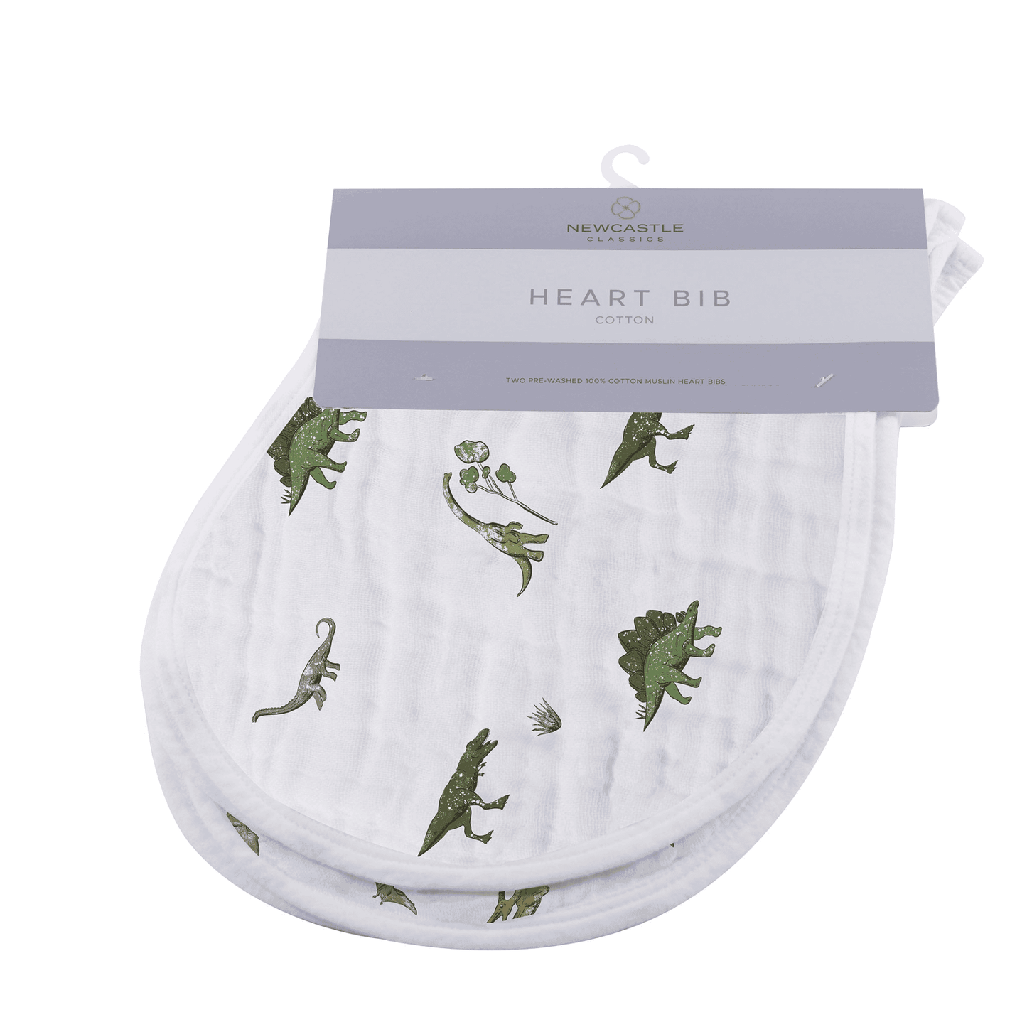 Dino Days Cotton Burp Cloth Bib 2PK - The Little Big Store