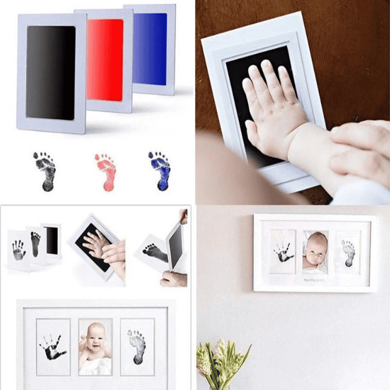 DIY Kit for Souvenir Feet/Handprints on white background Multivariant - The Little Big Store