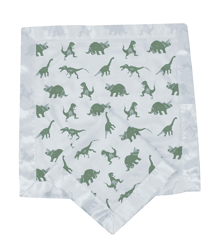Granite Green Dinosaurs Cotton Newcastle Blankie - The Little Big Store