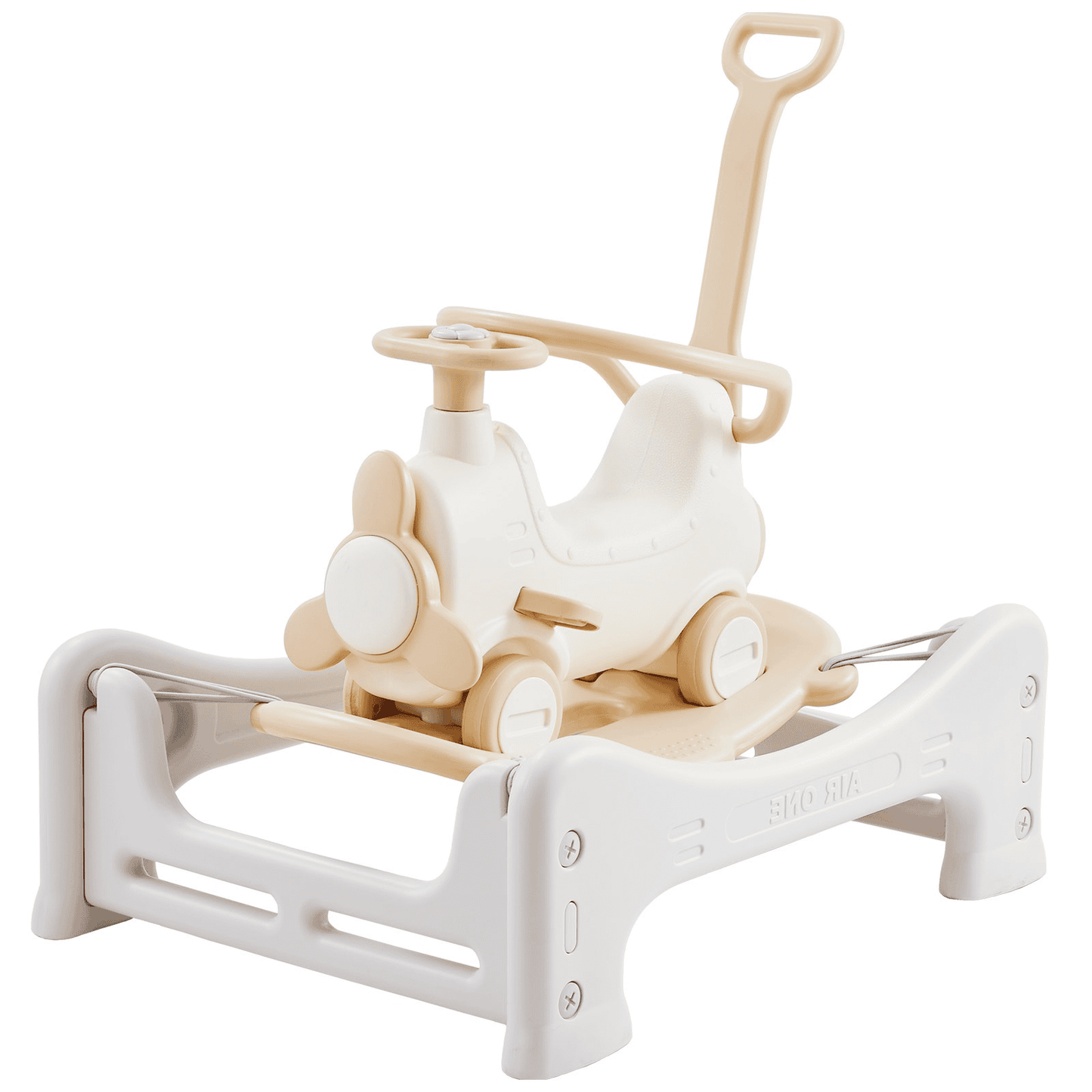 VEVOR 5 in 1 Rocking Horse for Toddlers 1-3 Years Ride on Toy with Trampoline - The Little Big Store