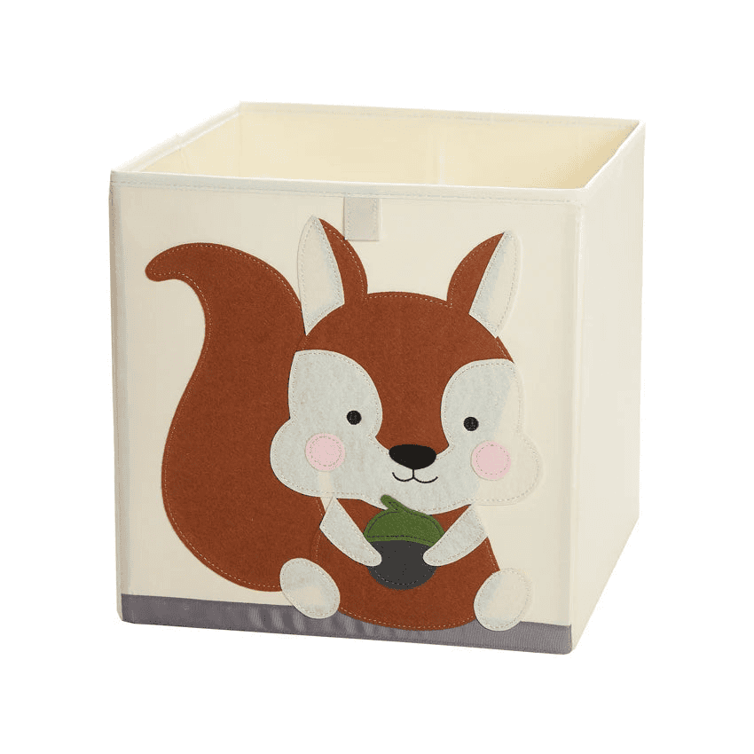 Squared Foldable Storage Box with Animals Multivariant - The Little Big Store