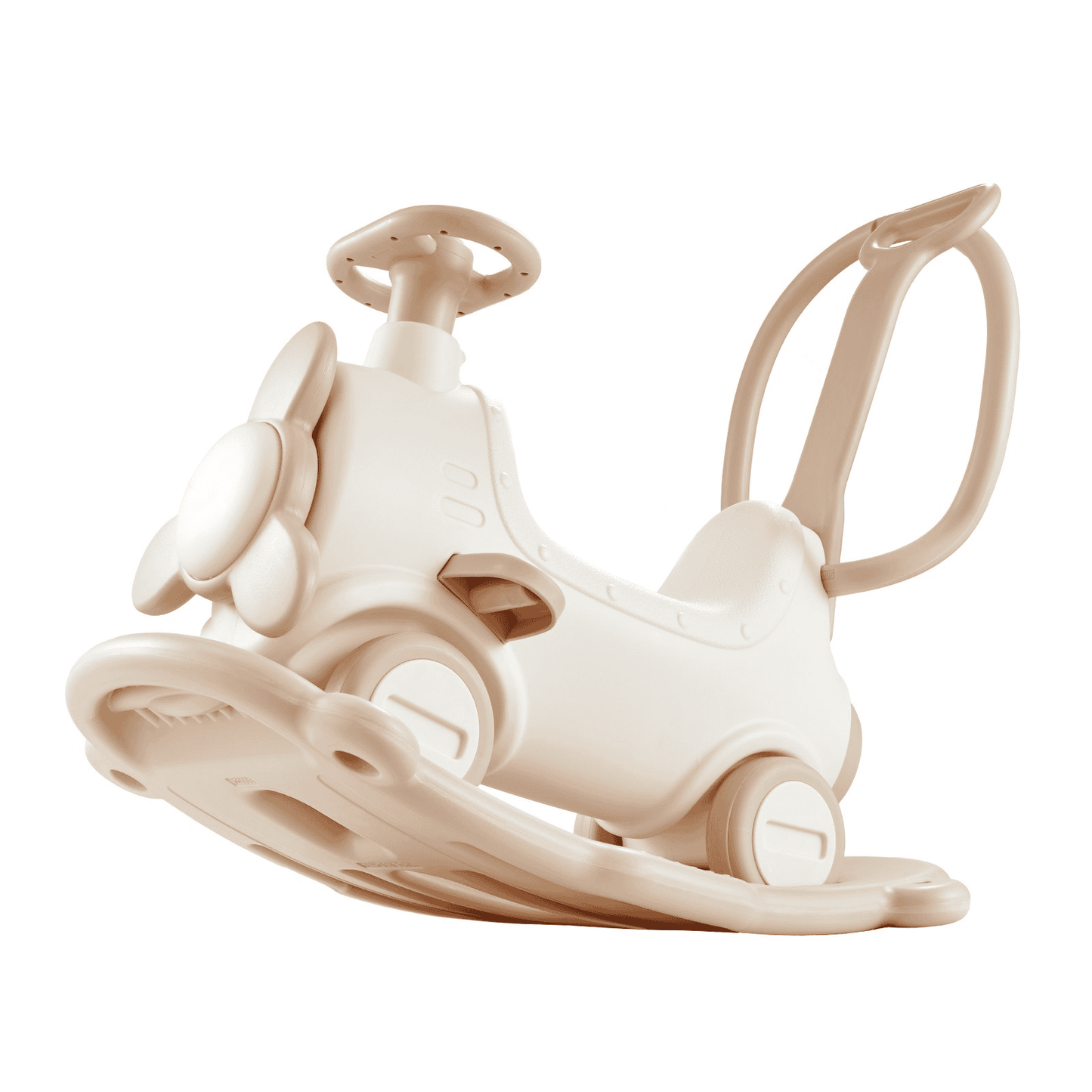 VEVOR 5 in 1 Rocking Horse for Toddlers 1-3 Years Ride on Toy with Trampoline - The Little Big Store
