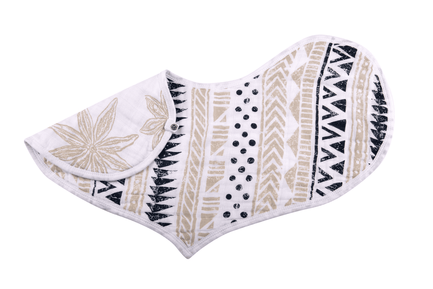 Boho Flower Heart Cotton Bibs 2PK - The Little Big Store