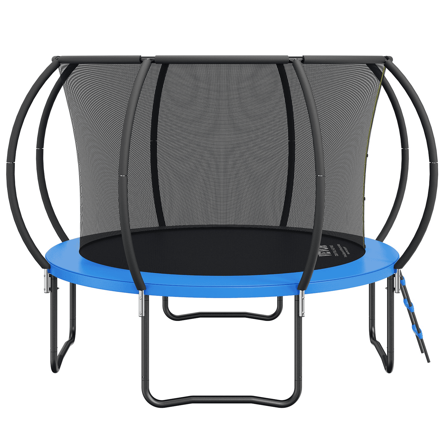 VEVOR 10FT Trampoline, 330 lbs Trampoline with Enclosure Net, Ladder, and Curved Pole, Heavy Duty Trampoline with Jumping Mat and Spring Cover Padding, Outdoor Recreational Trampolines for Kids Adults - The Little Big Store