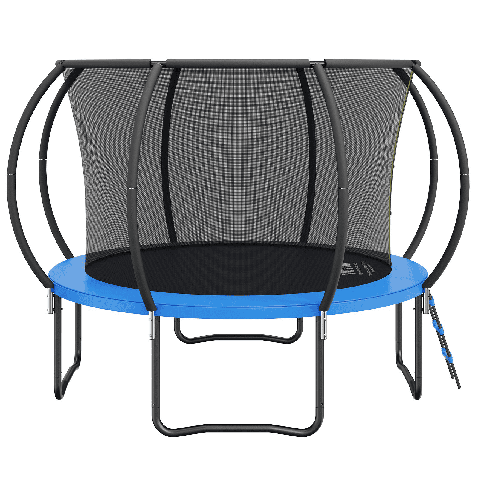 VEVOR 10FT Trampoline, 330 lbs Trampoline with Enclosure Net, Ladder, and Curved Pole, Heavy Duty Trampoline with Jumping Mat and Spring Cover Padding, Outdoor Recreational Trampolines for Kids Adults - The Little Big Store