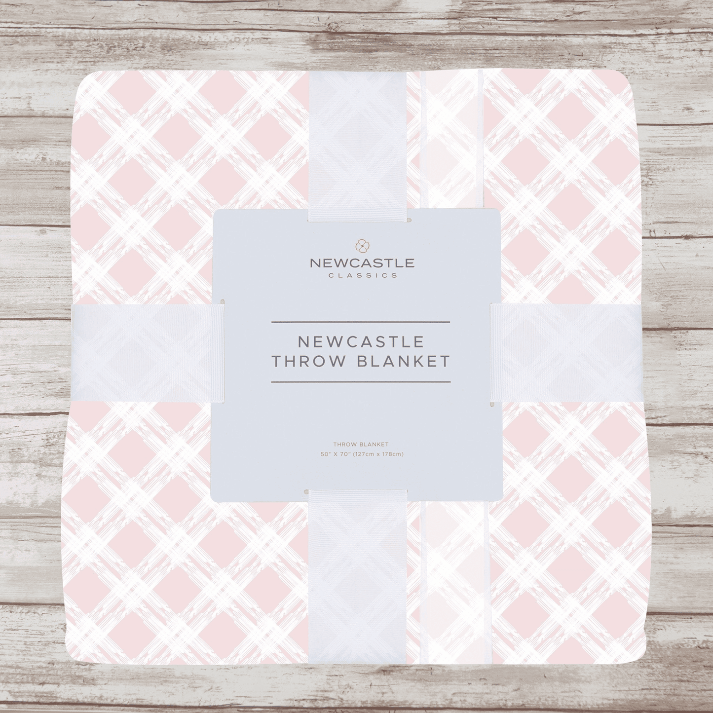 Primrose Pink Plaid Cotton Muslin Throw Blanket - The Little Big Store