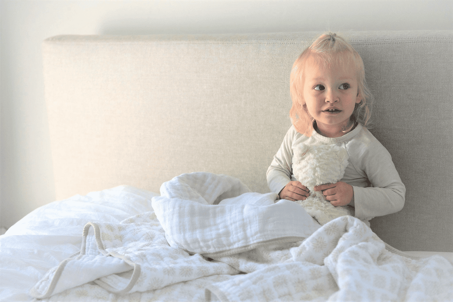 Flower Child Cotton Muslin Newcastle Blanket - The Little Big Store