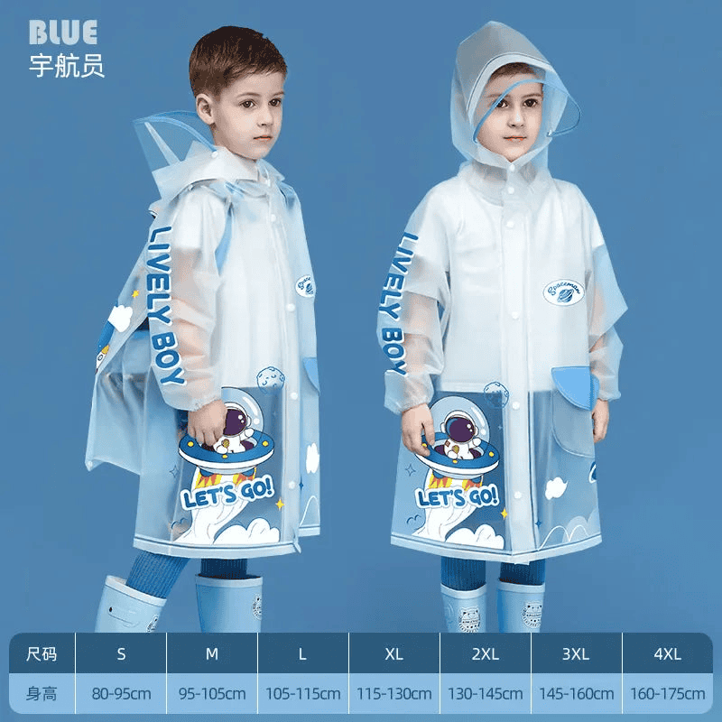 Fantasy raincoat for children multivariant