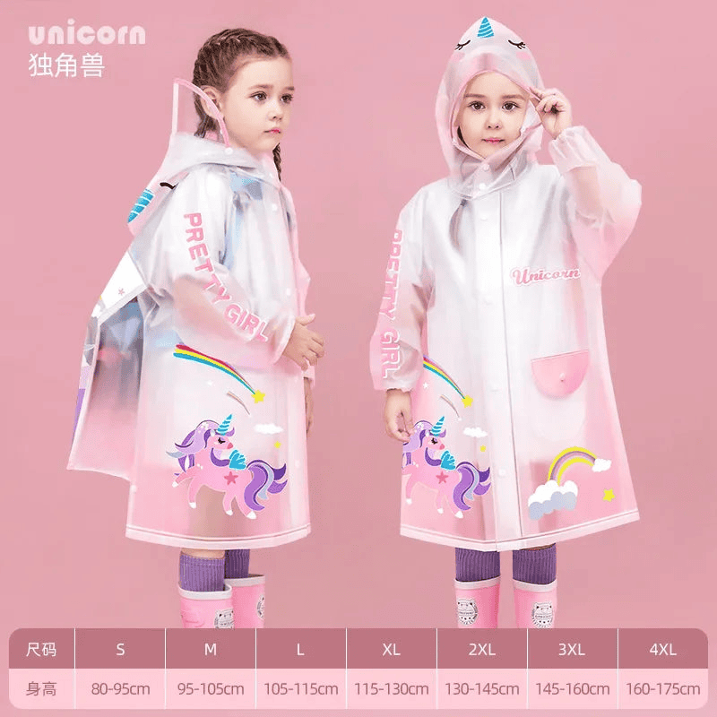 Fantasy raincoat for children multivariant