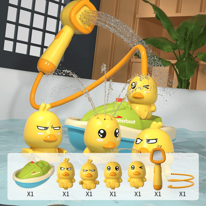 Bath Toy splashing ducks multivariant - The Little Big Store