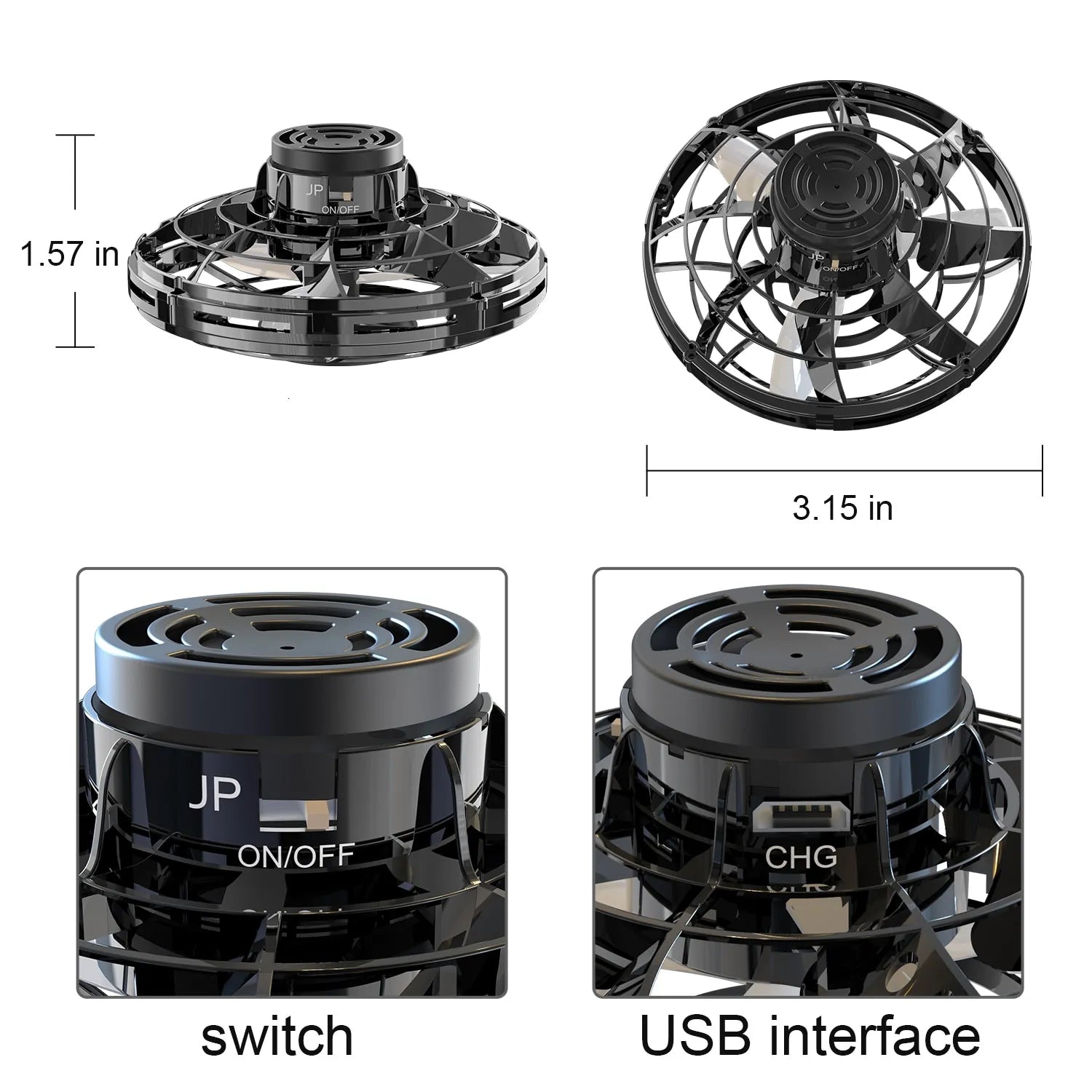 Flynova Free-Route Flying Spinner: The Ultimate Flying Toy Gift! - The Little Big Store