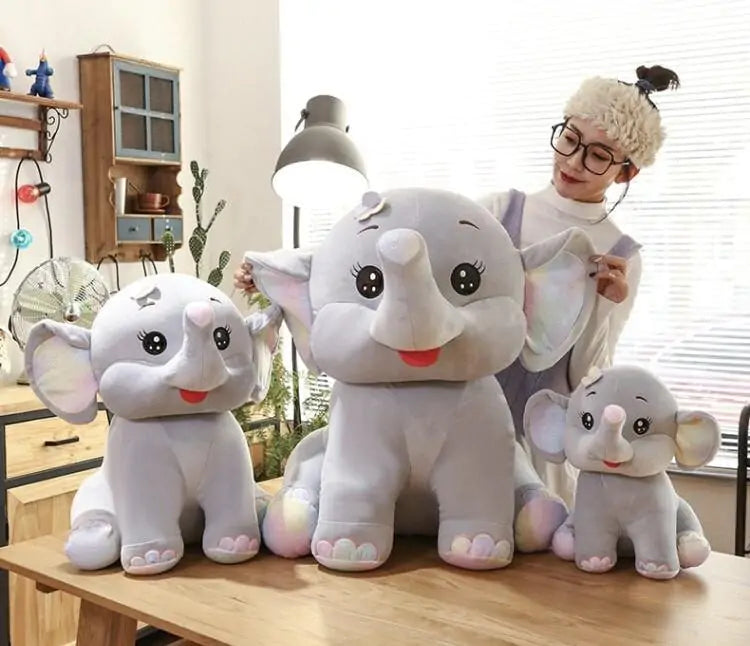 Big Love: Jumbo Elephant Plush - Your Giant Cuddly Companion! - The Little Big Store