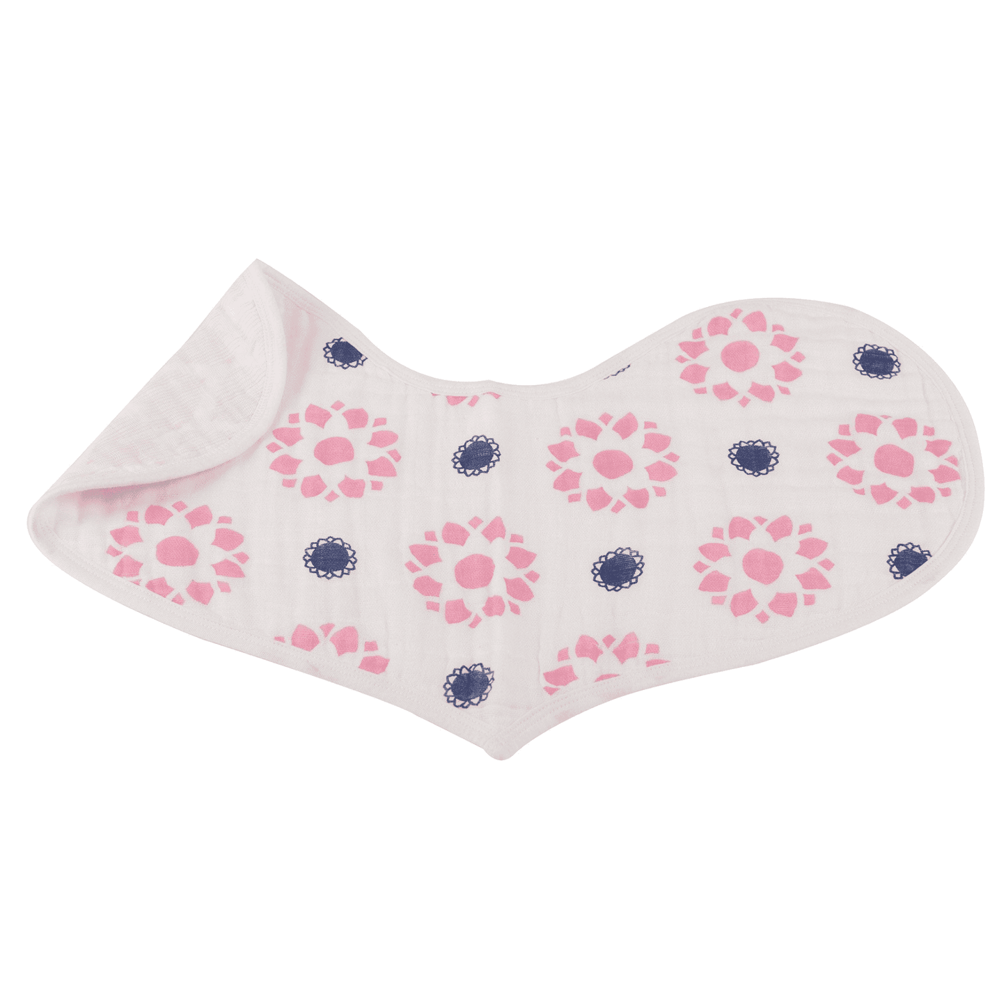 Pop of Pink Cotton Heart Bibs 2PK - The Little Big Store