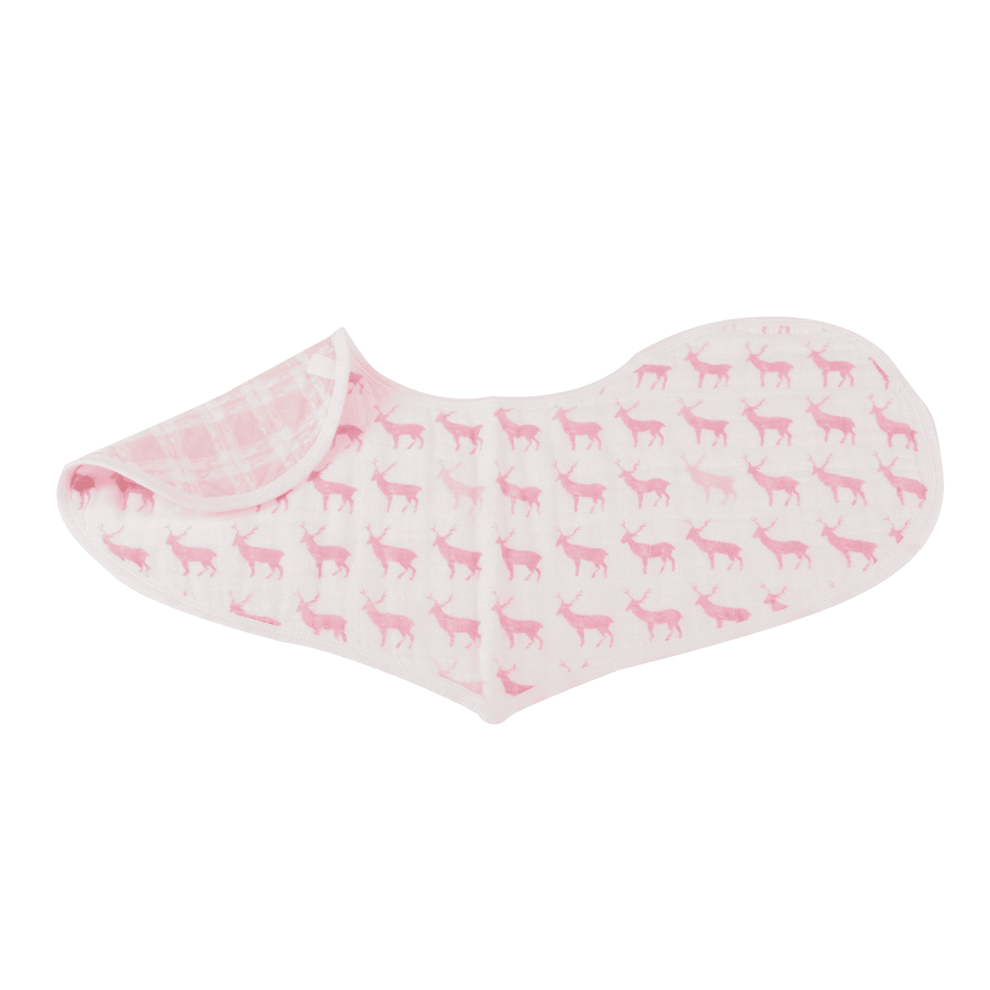 Pop of Pink Cotton Heart Bibs 2PK - The Little Big Store