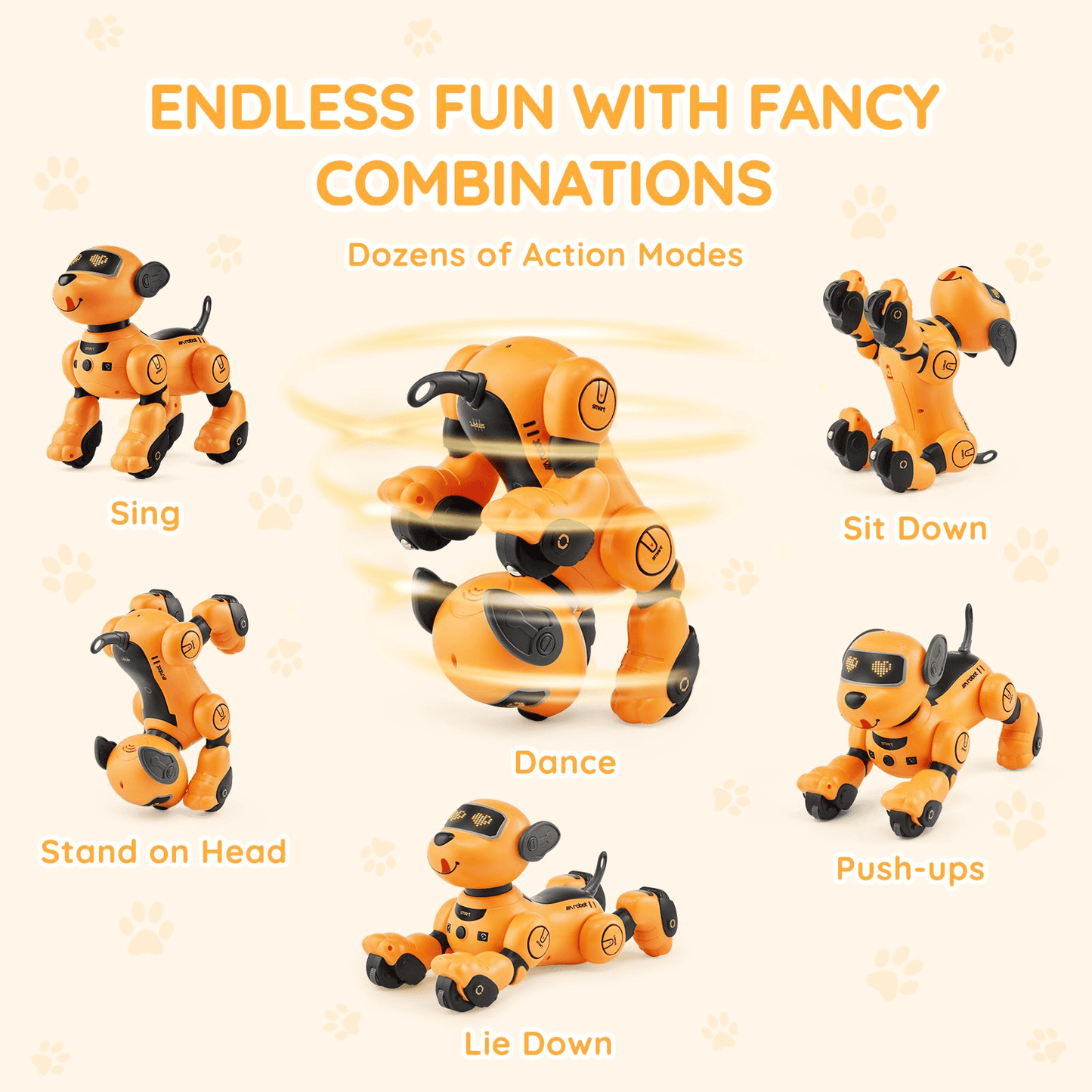 RoboPup Elite - The Interactive Robot Dog That Dances, Talks, and Delights! 🐾✨ - The Little Big Store
