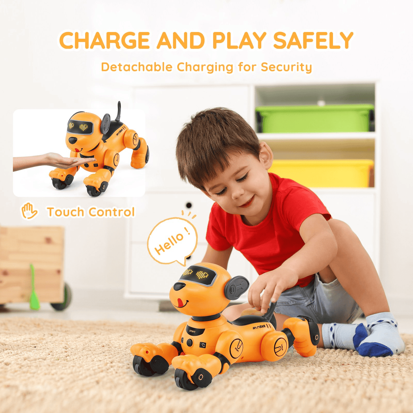 RoboPup Elite - The Interactive Robot Dog That Dances, Talks, and Delights! 🐾✨ - The Little Big Store