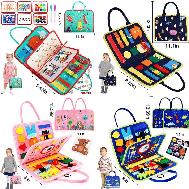 Busy Board Montessori for Toddlers Educational Toy - The Little Big Store