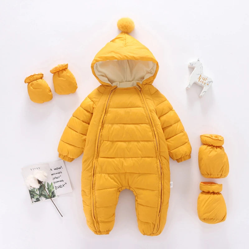 Breathable Windproof Thermal Suit for Kids with Hood & Zipper