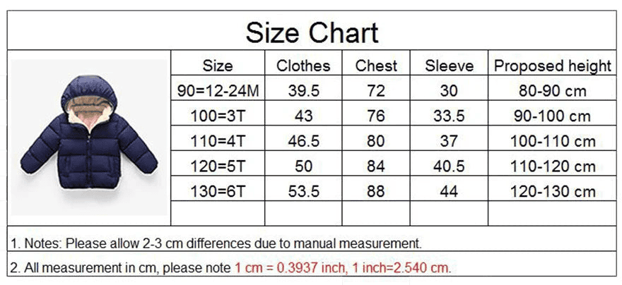 Multivariant Padded Jacket with Hood and Zip for Children - The Little Big Store