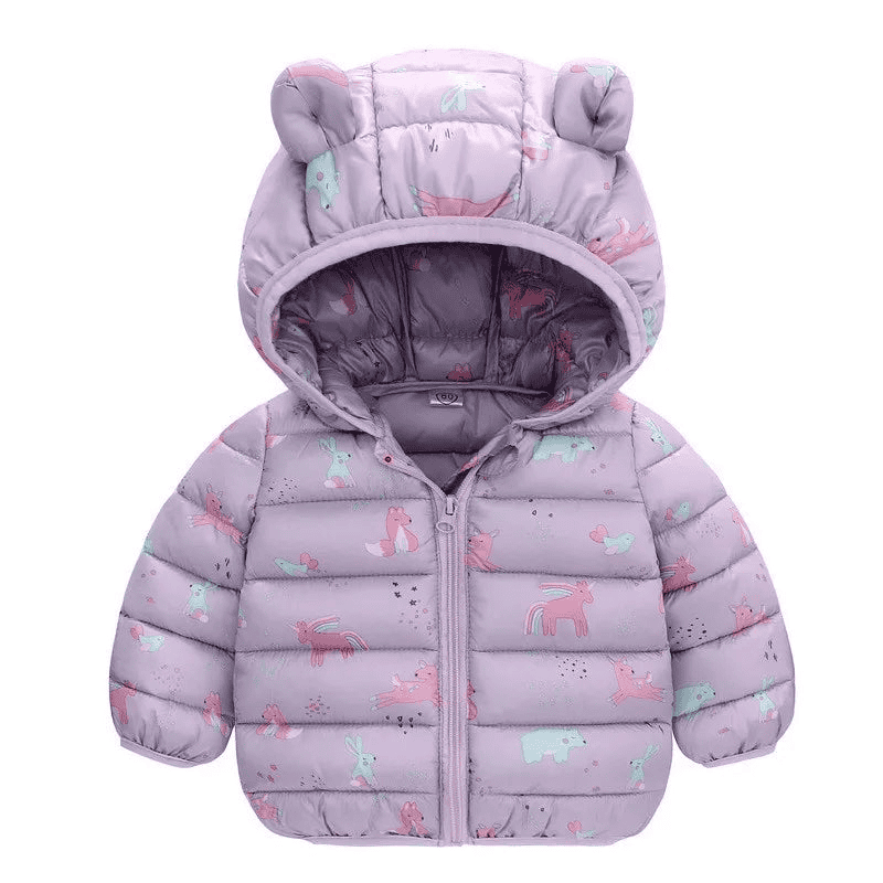 Warm Dinosaur Jacket with Hood for Children - The Little Big Store