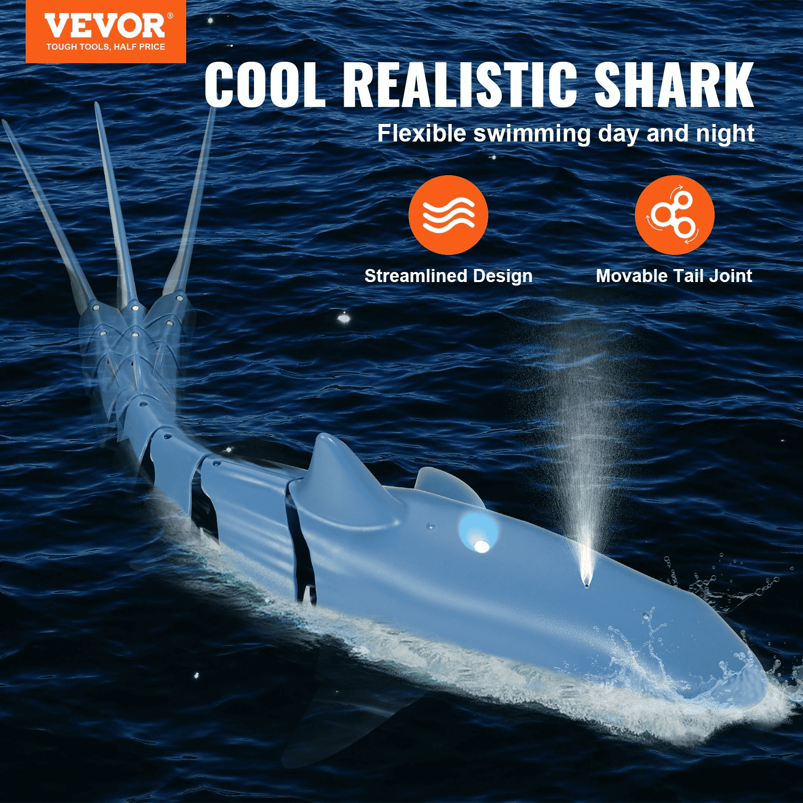 Remote Control Shark Toy 2.4 GHz High Speed RC Boat for Kids Adults Gift - The Little Big Store