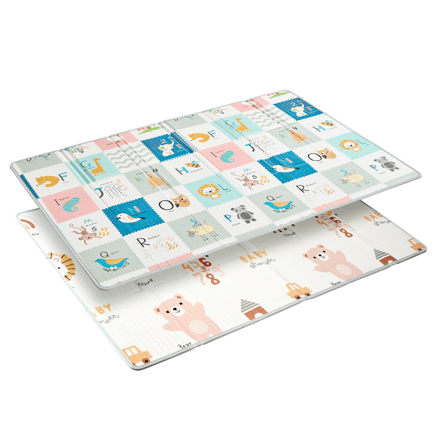 VEVOR 51"x79" Baby Play Mat Kids Crawling Soft Activity Floor Playmat 2 Side - The Little Big Store