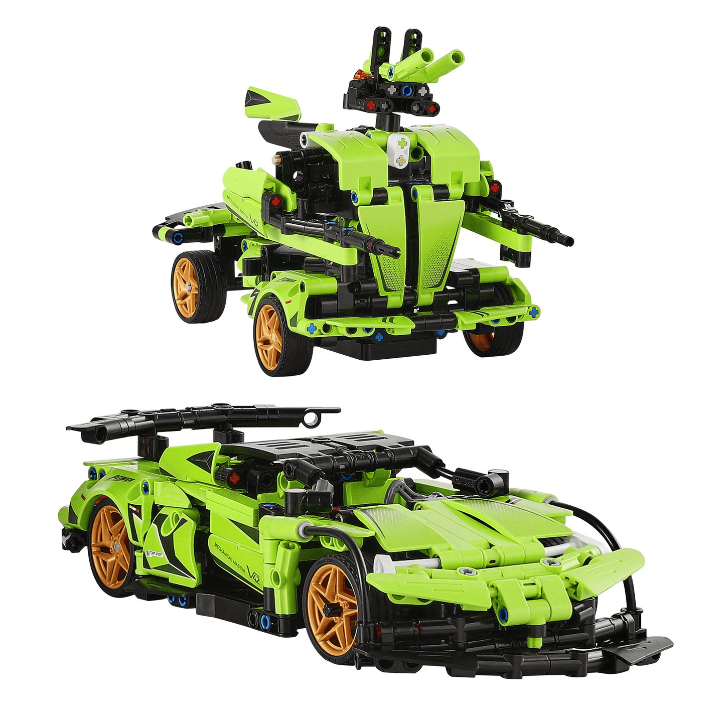 VEVOR STEM Building Toys for Kids 2 in 1 App & Remote Control Car/Robot 461 PCS - The Little Big Store