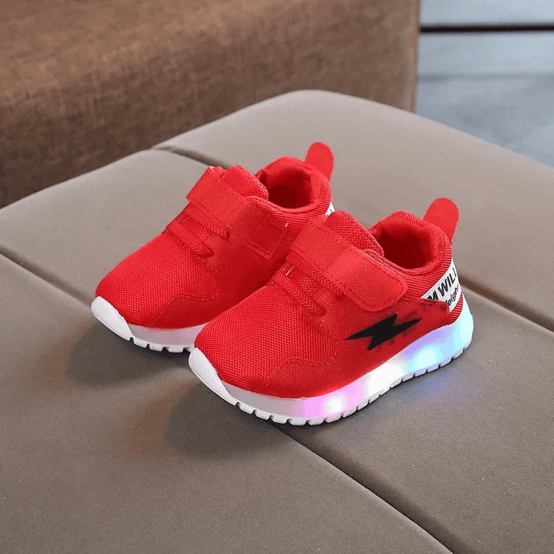 Breathable Sneakers Shoes with Multicolor LED for Children - The Little Big Store