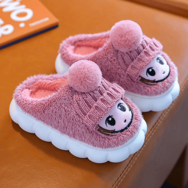 Cartoon Indoor Warm Slippers for Children - The Little Big Store