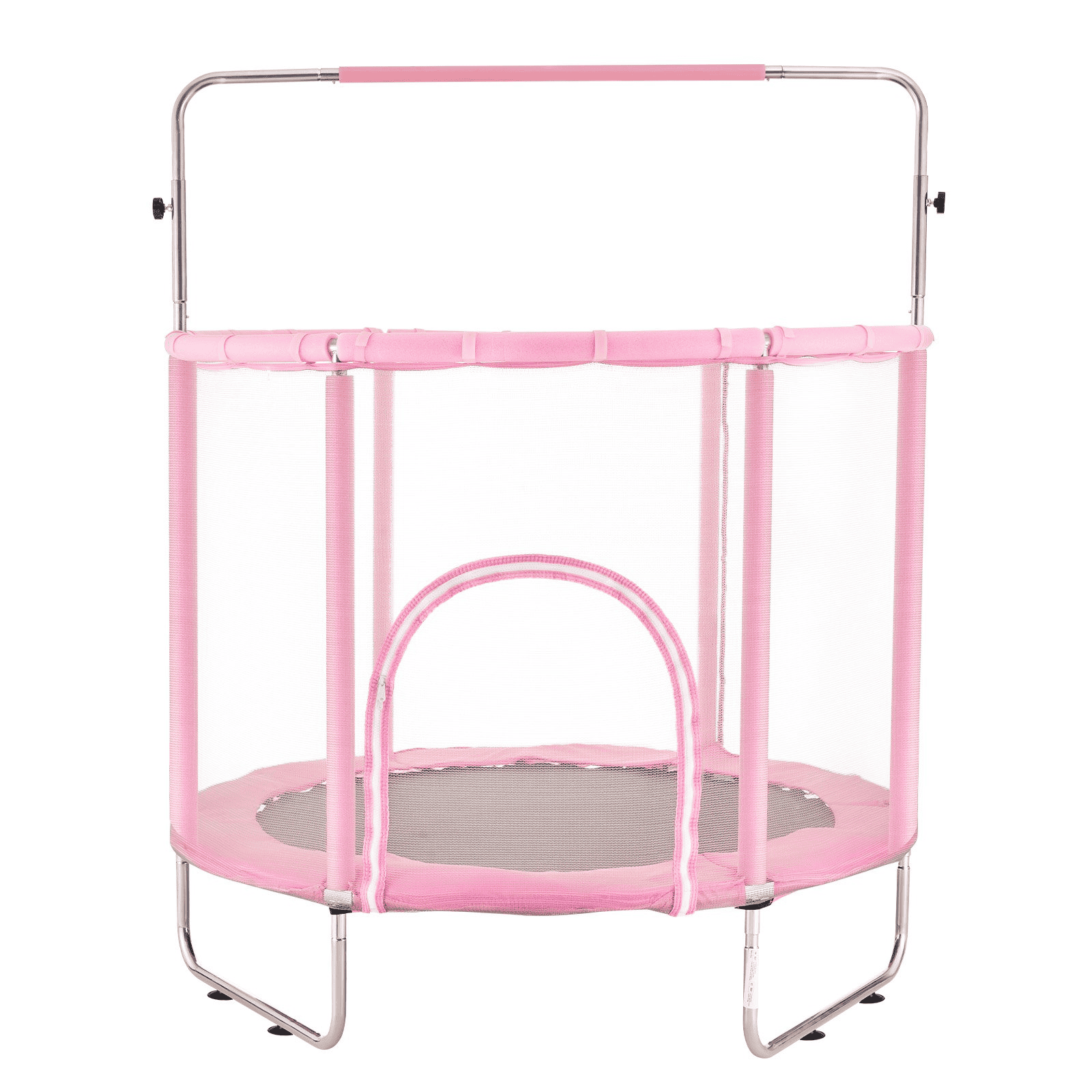 55" Trampoline for Kids Mini Toddler Trampoline with Net Indoor Outdoor