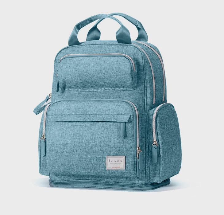 🎒 FlexiNest™ Expandable Diaper Backpack 🍼 – Smart Storage, Stylish Design & Built for On-the-Go Parenting