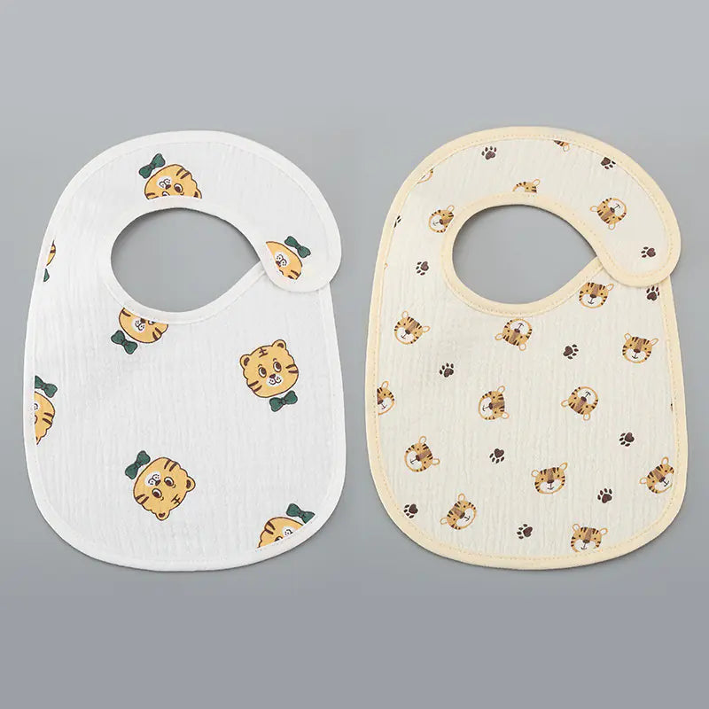 Thin Kids' Bib - Pure Cotton Waterproof Gauze Towel