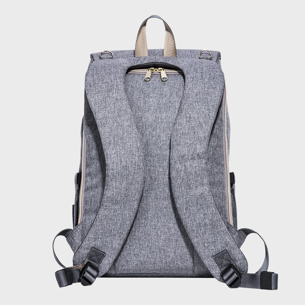 π UrbanTote Canvas Diaper Backpack πΌ β Durable & Stylish Baby Bag for On-the-Go Moms