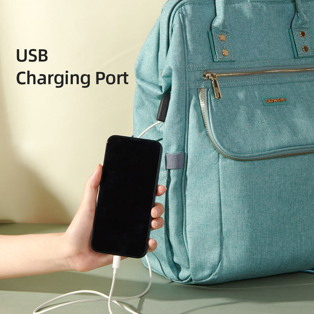 π QuickZip Easy-Open Diaper Backpack πΌ β Hassle-Free Access & Organized Storage for Busy Parents