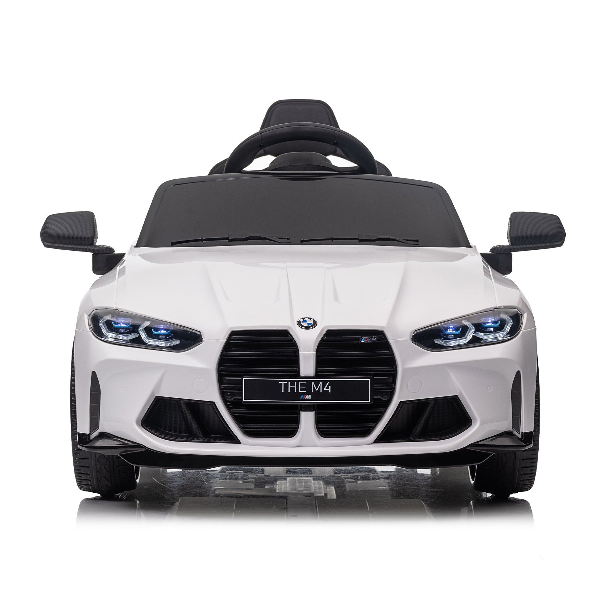 BMW M4 12V Kids Electric Ride-On Car with LED & Music