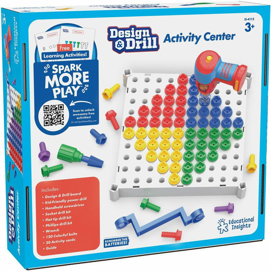 Kids Drill & Build Activity Center Toy Set – Creative STEM Learning Kit