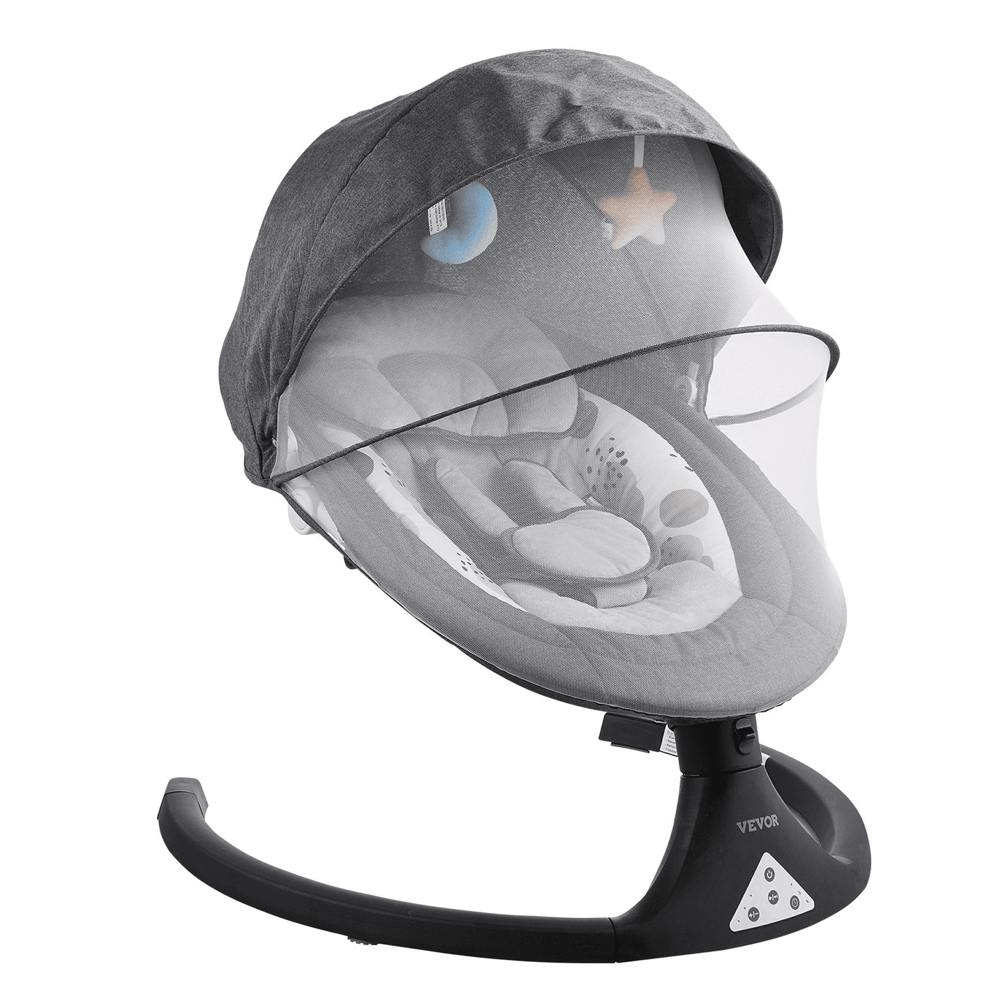 Baby Swing for Infants 5 Speeds 3 Seat Positions Remote Control - The Little Big Store