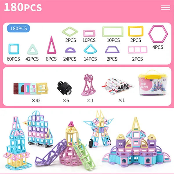 Big Size Magnetic Designer Construction Set Model - The Little Big Store