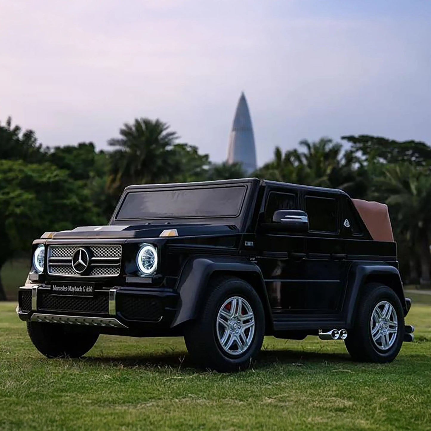 ✨ Licensed 24V Mercedes-Maybach G650 Kids Ride-On Car – Luxury 2-Seater with Brushless Motor, Remote Control & LED Lights | Ages 3–8 👑⚡