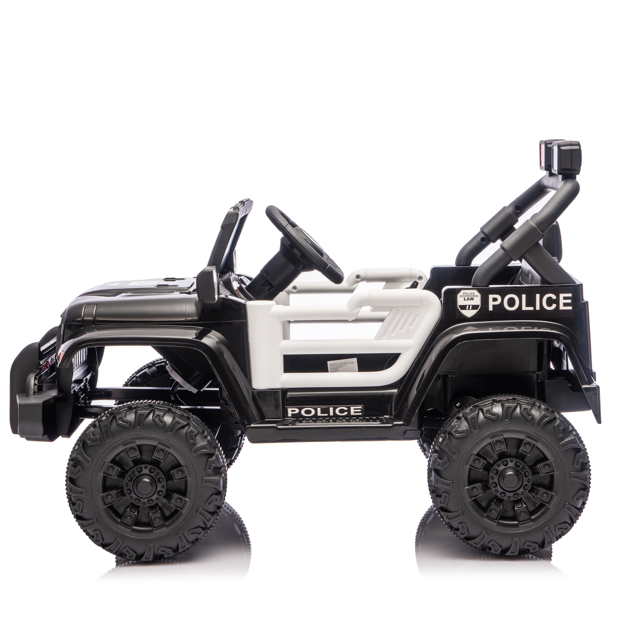12V Kids Electric Police Car with Parent Remote Control